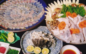 ふぐ料理1人前5,000円(要予約)