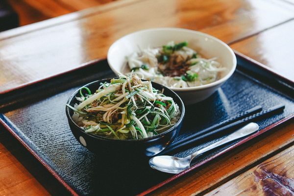 宮代産のネギたっぷりのねぎ丼